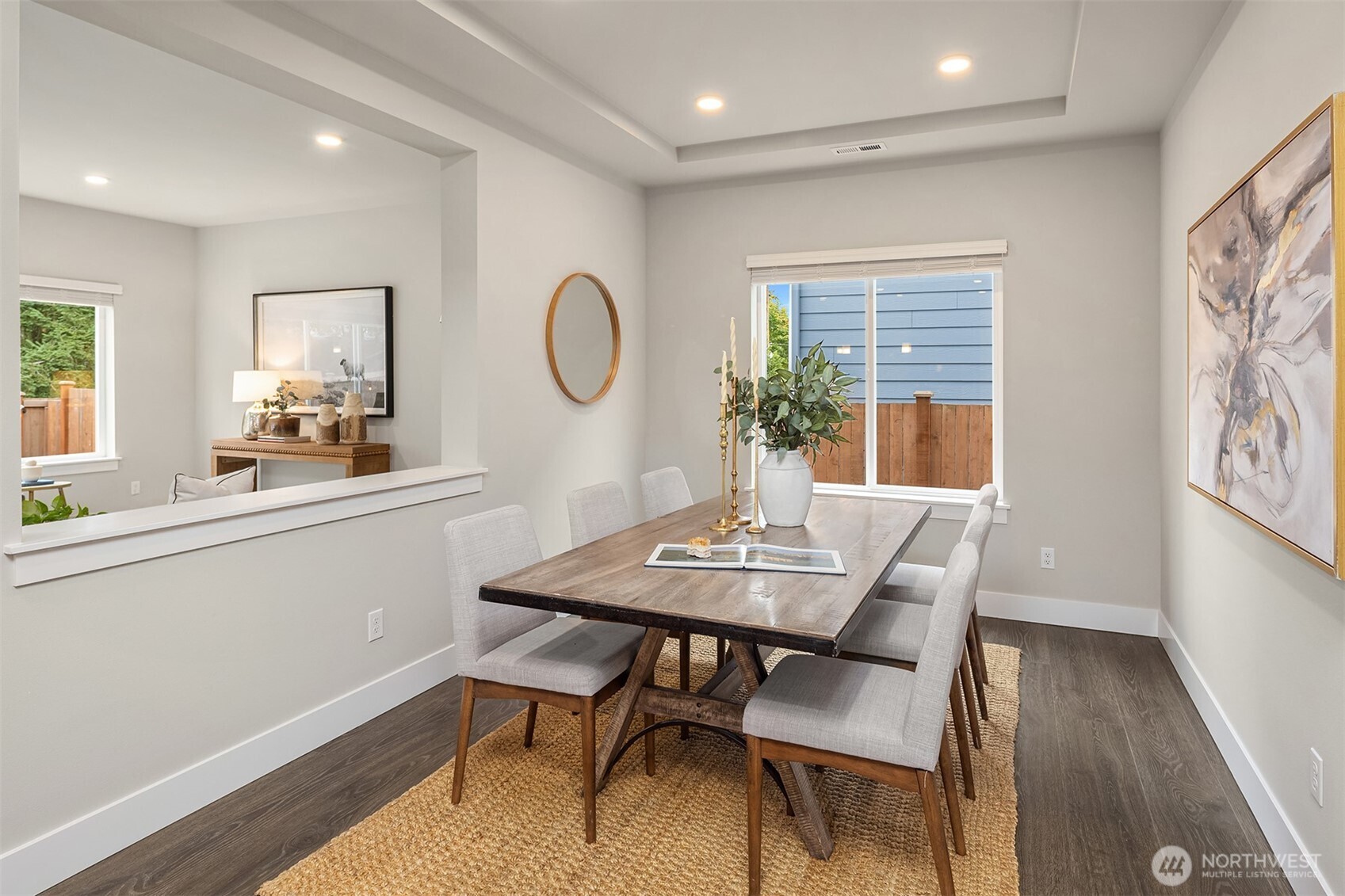 2015 228th Place Southwest Bothell, WA 98021 - Photo 9 of 40 a view of a dining room with furniture window and wooden floor