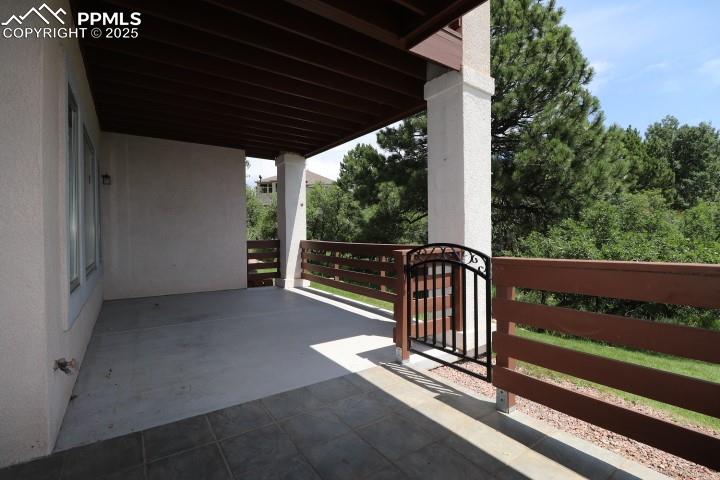 4015 Ramshorn Point Colorado Springs, CO 80904 - Photo 26 of 44 a view of balcony with furniture