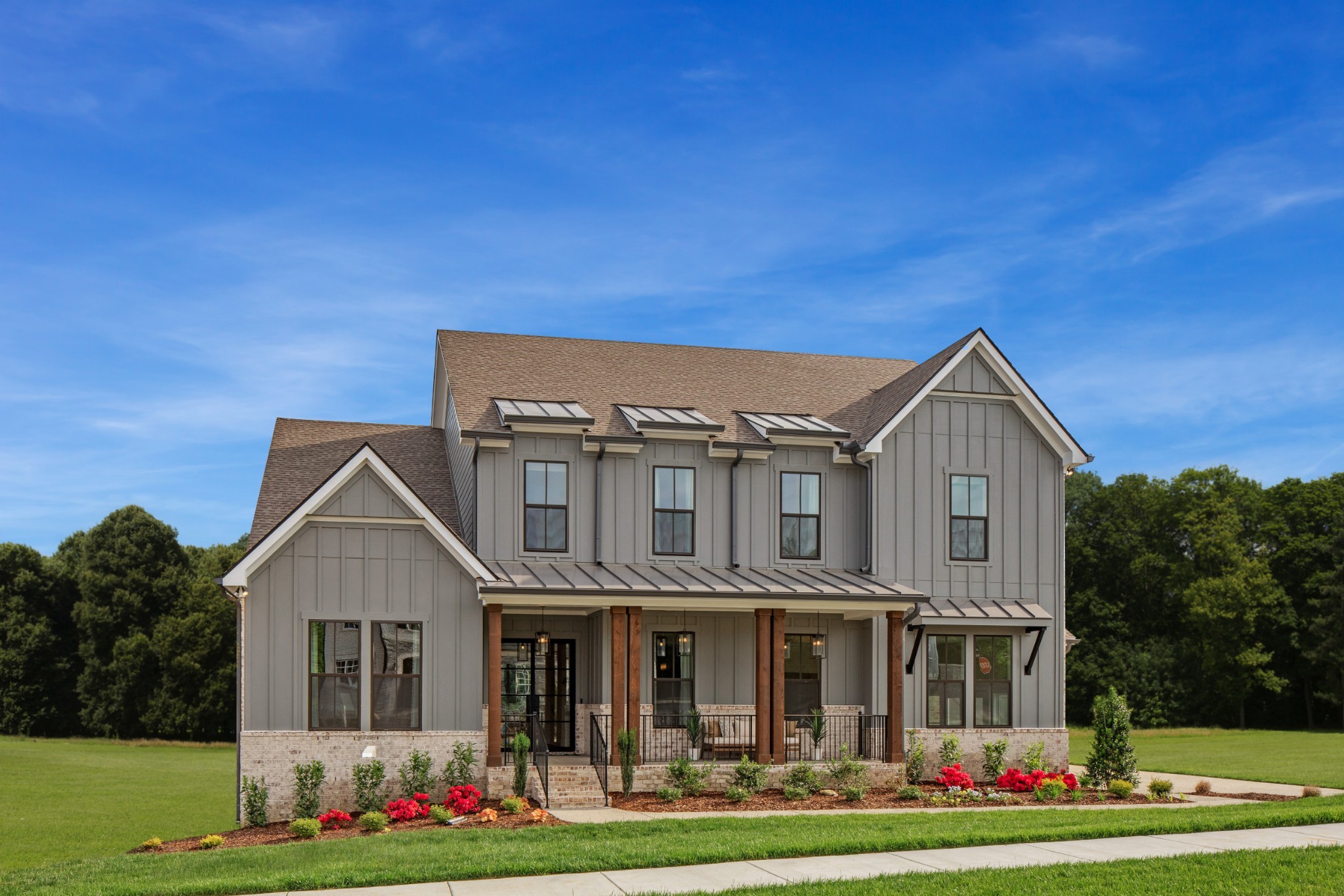 5805 Brees Place Arrington, TN 37014 - Photo 21 of 83 a front view of a house with a yard