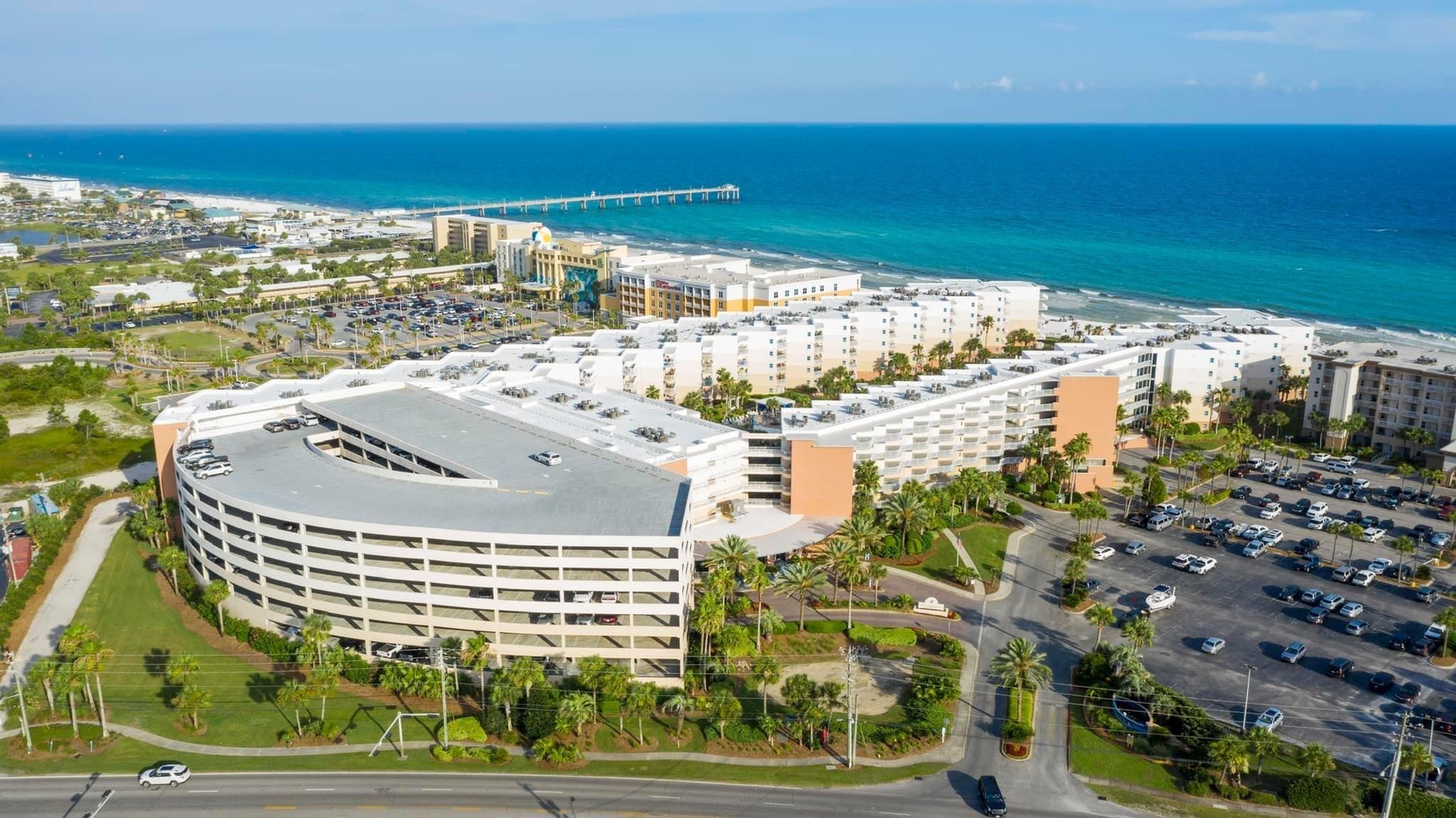 1110 Santa Rosa Boulevard, Unit C501 Fort Walton Beach, FL 32548 - Photo 14 of 112 Aerial looking east of entire property