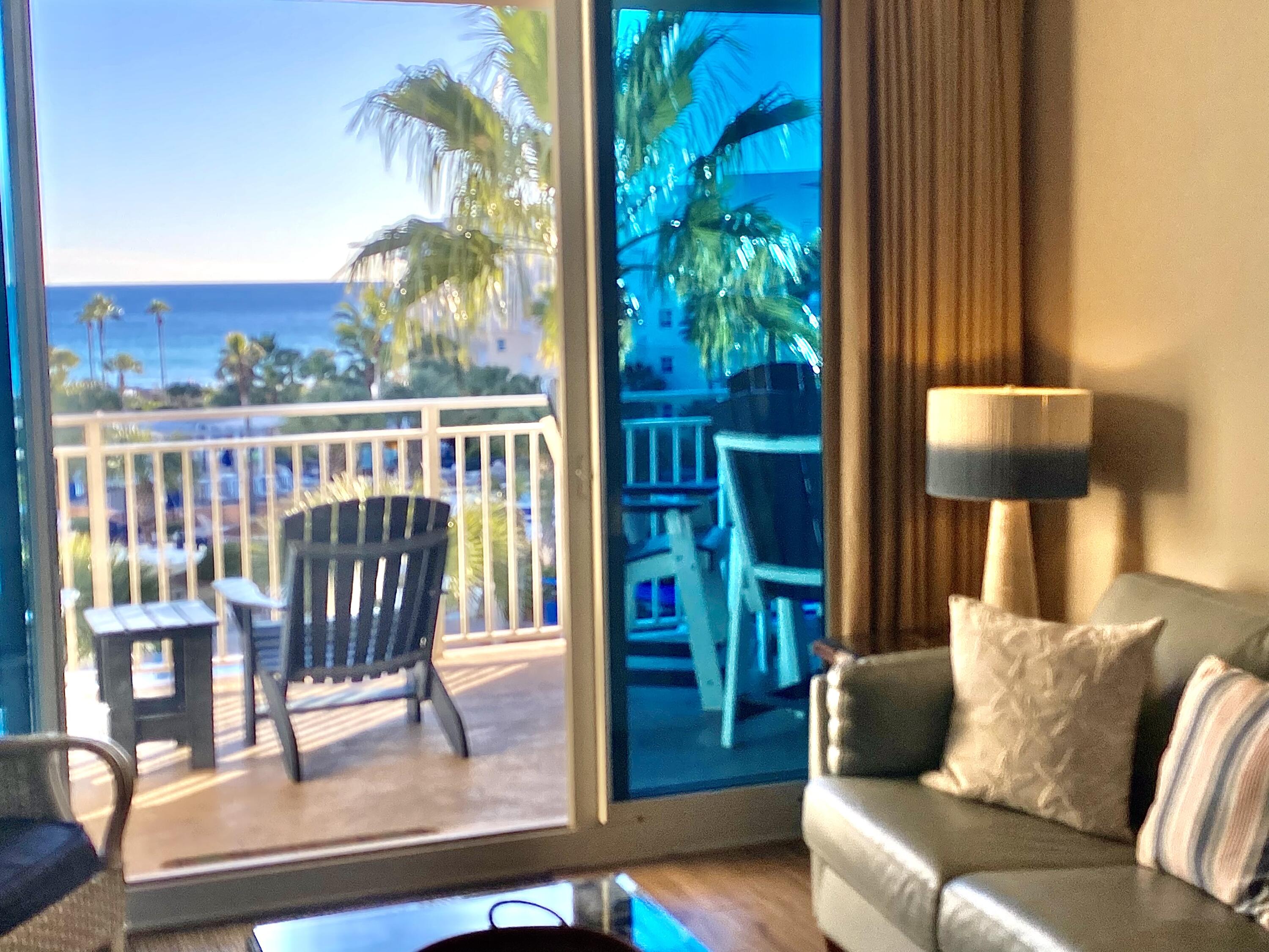 1110 Santa Rosa Boulevard, Unit C501 Fort Walton Beach, FL 32548 - Photo 6 of 112 Living area views of the gulf due south