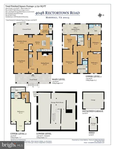 $849,000 | 4048 Rectortown Road, Marshall, VA 20115