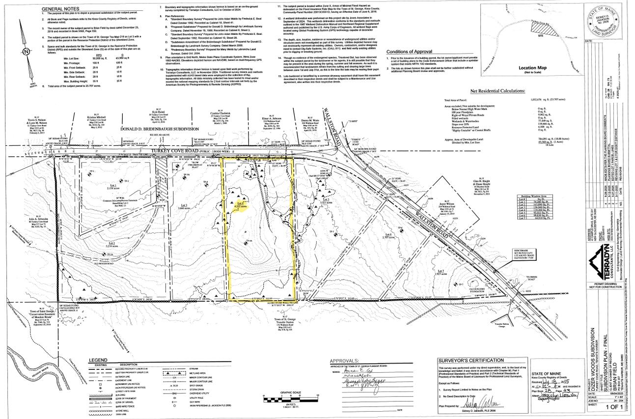 Lot #4 Turkey Cove Road Tenants Harbor, ME 04860 - Photo 1 of 3 Lot#4 Map