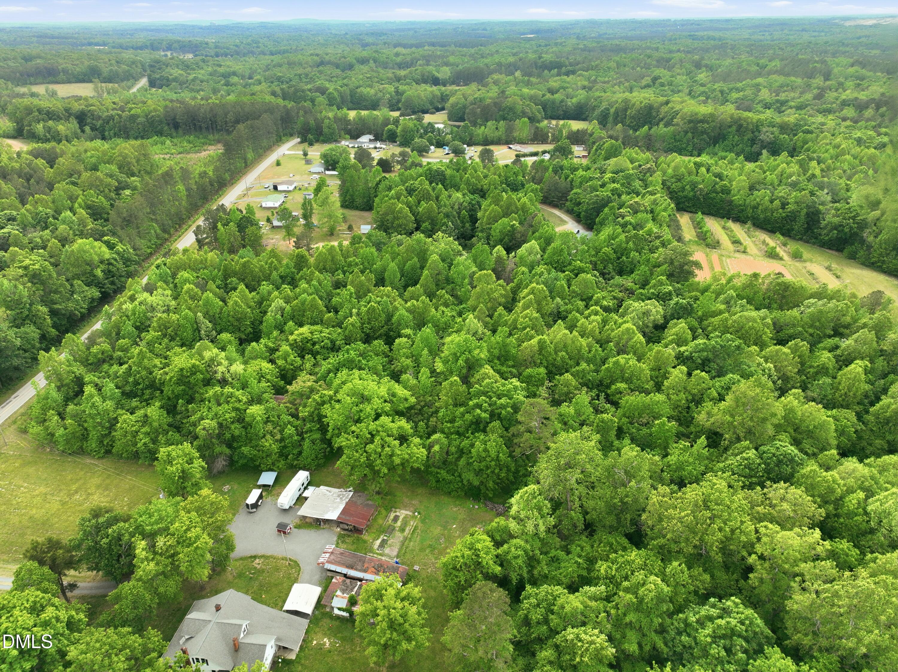 0 George Sherman Road Rougemont, NC 27572 - Photo 7 of 14 an aerial view of residential houses with outdoor space and trees