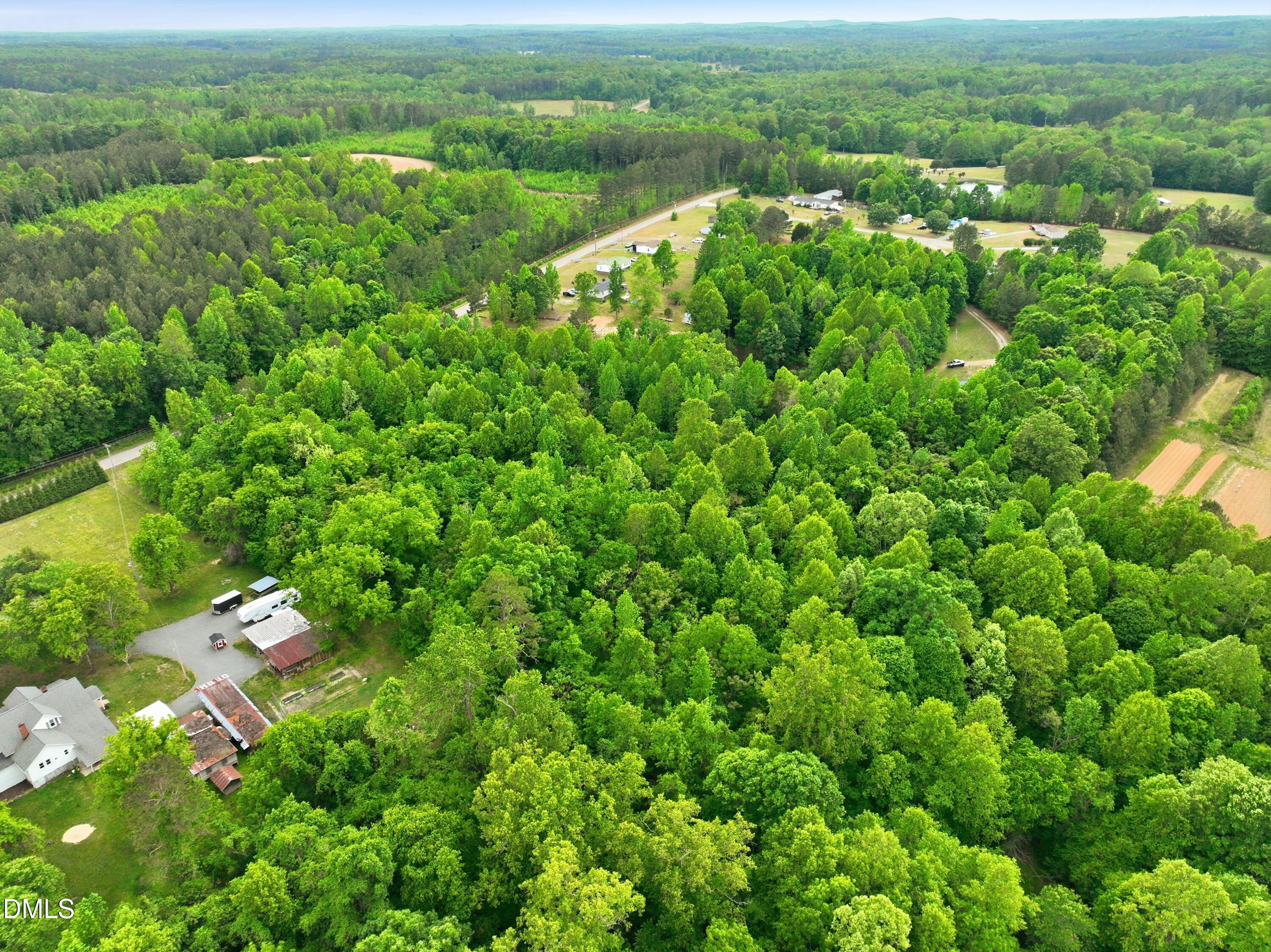0 George Sherman Road Rougemont, NC 27572 - Photo 8 of 14 an aerial view of residential houses with outdoor space and trees