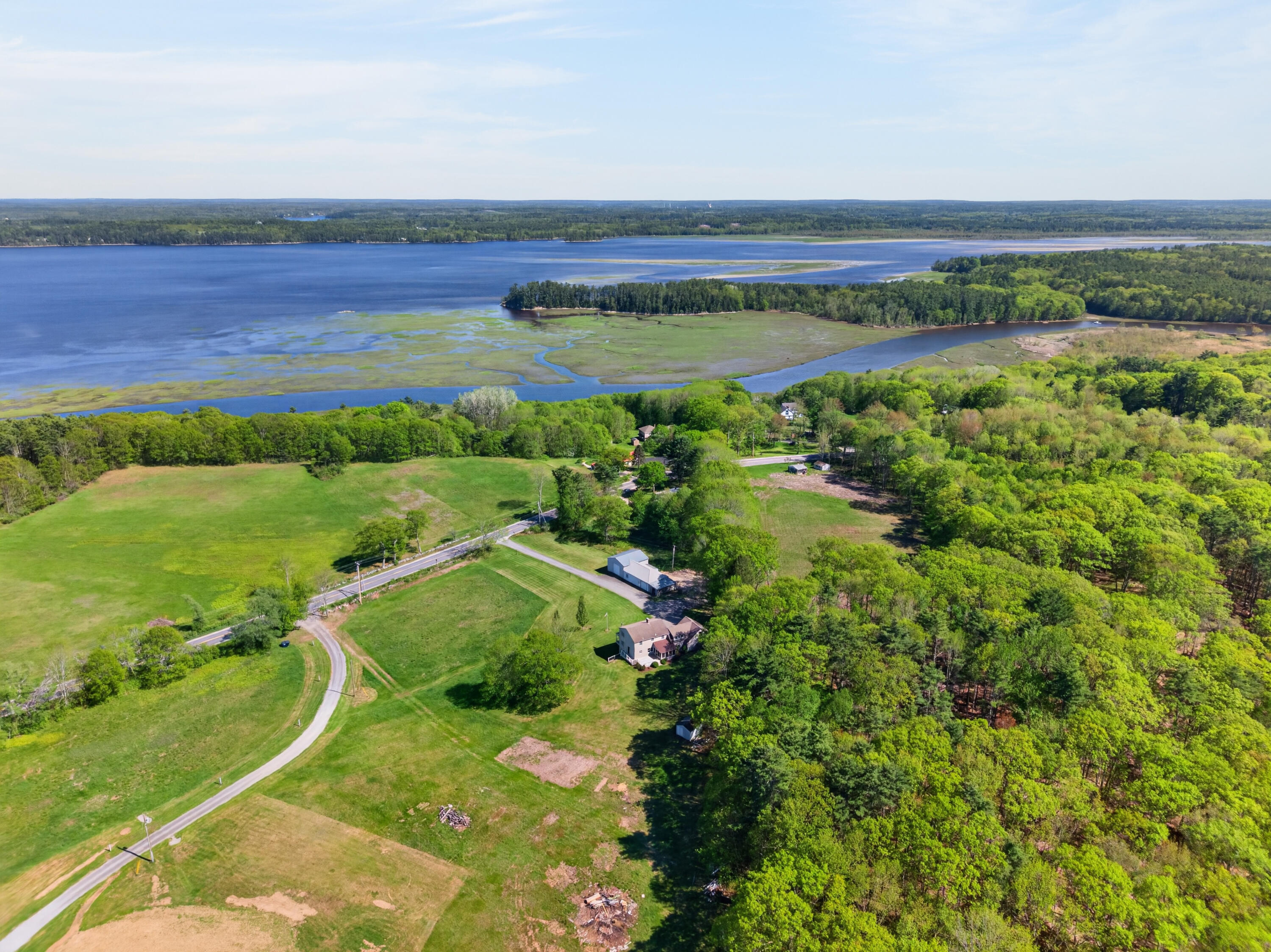 467 Bay Road Bowdoinham, ME 04008 - Photo 83 of 86 Aerial View