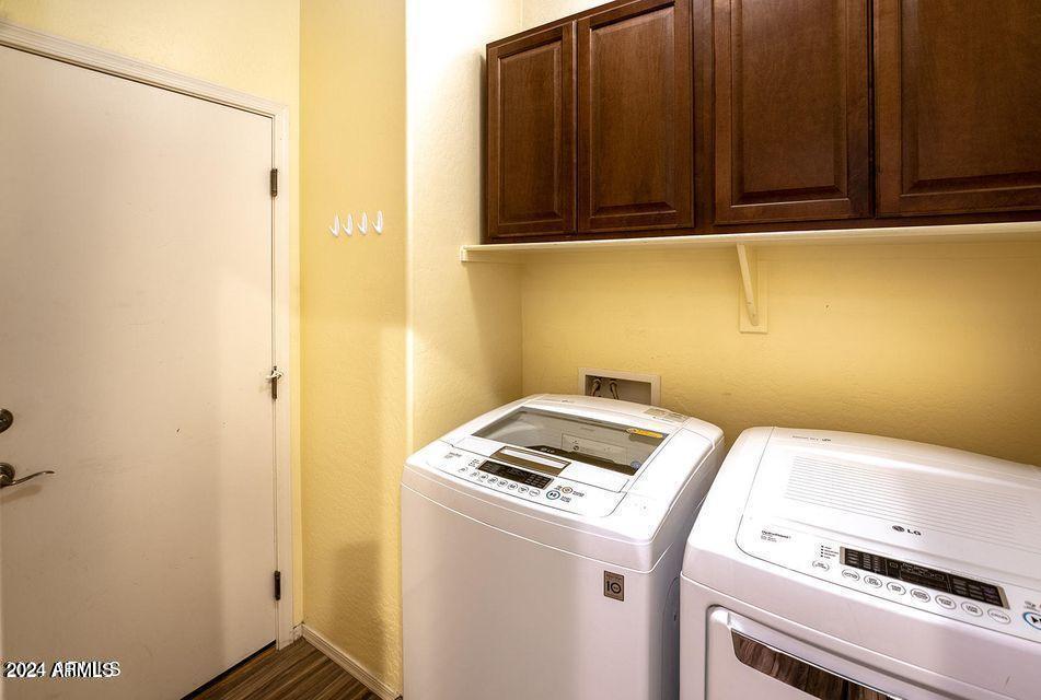 4757 East Waterman Street, Unit 103 Gilbert, AZ 85297 - Photo 19 of 27 a utility room with dryer and washer