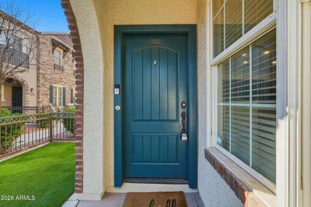 a view of front door