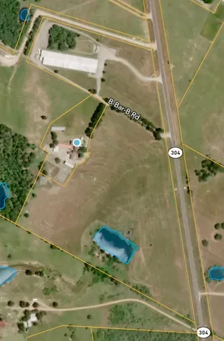 a view of a lake from a yard