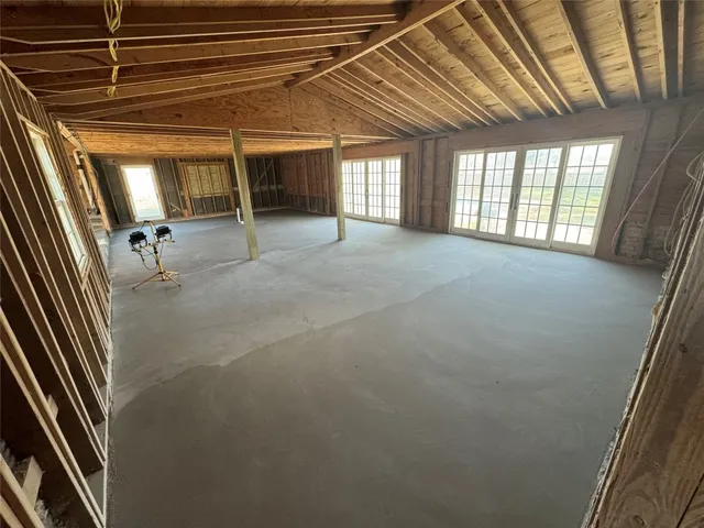 a view of an ocean and beach