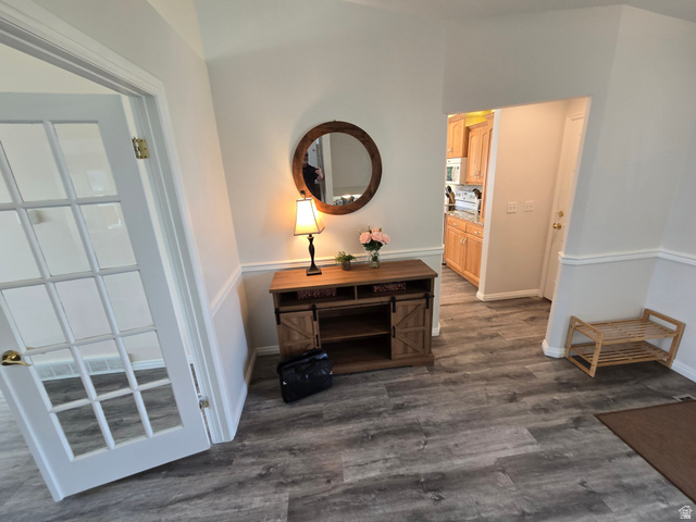 1263 Grayson Court Sandy, UT 84094 - Photo 15 of 26 Entryway featuring wainscoting, and a French door