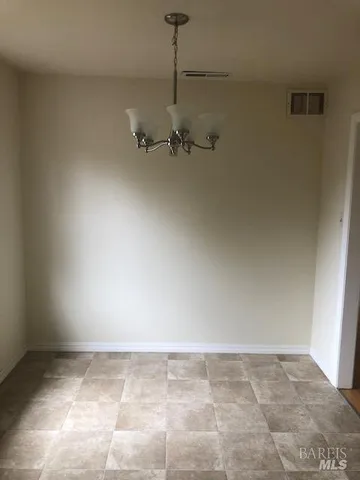 a view of empty room