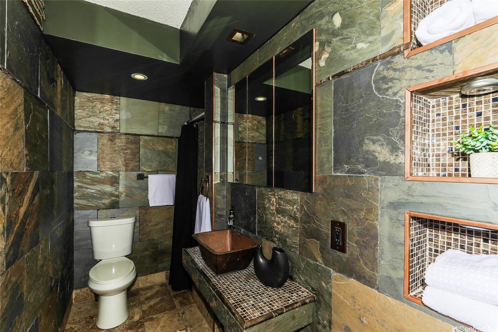 500 Lunalilo Home Road, Unit 22H Honolulu, HI 96825 - Photo 12 of 25 Fully and artfully remodeled Guest Bathroom