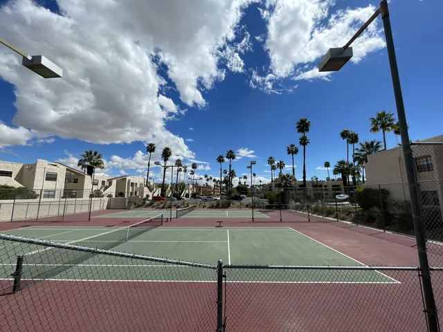 a view of a basketball court