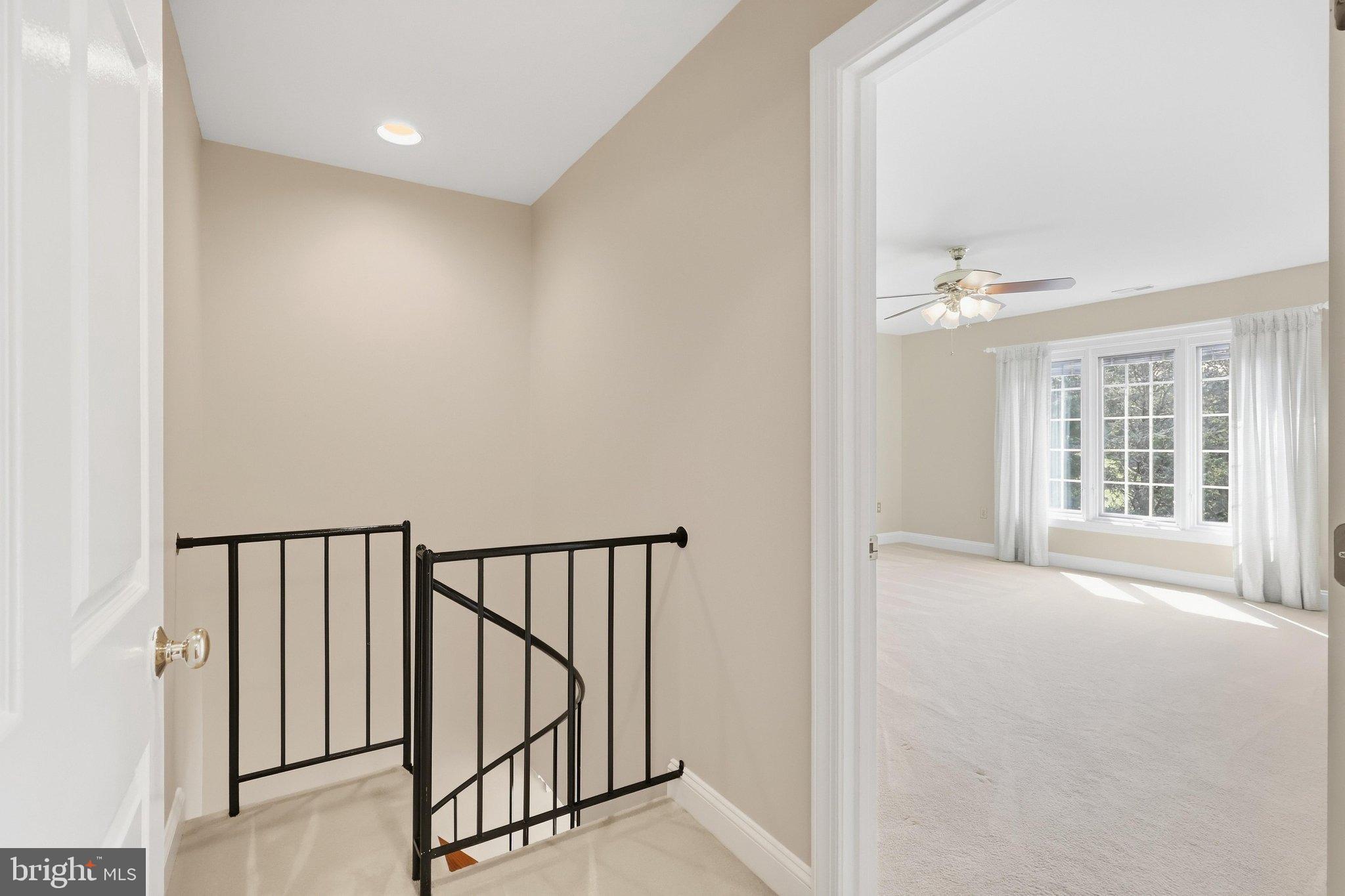 6700 Clifton Road Clifton, VA 20124 - Photo 60 of 125 Staircase from Library to 3rd Floor