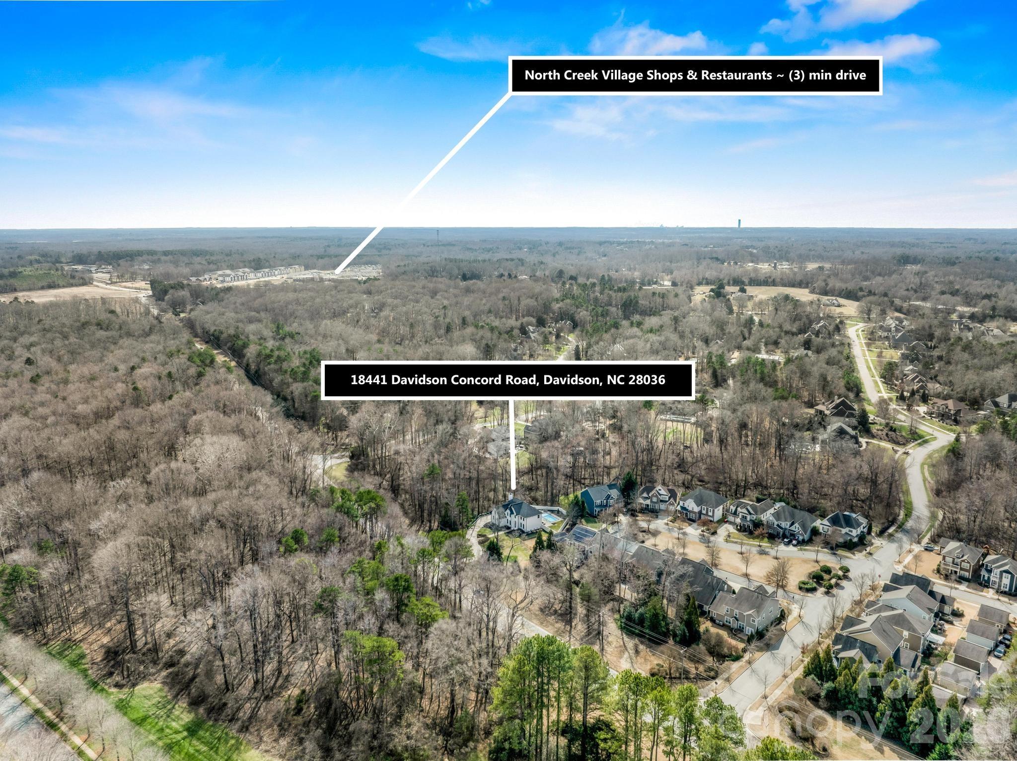 18441 Davidson-Concord Road Davidson, NC 28036 - Photo 34 of 36 an aerial view of water heater and covered with wooden fence