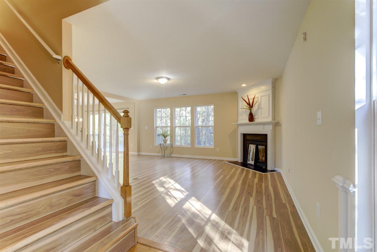 5056 Babbling Brook Drive Raleigh, NC 27610 - Photo 25 of 28 Hardwood floor throughout first and second floor