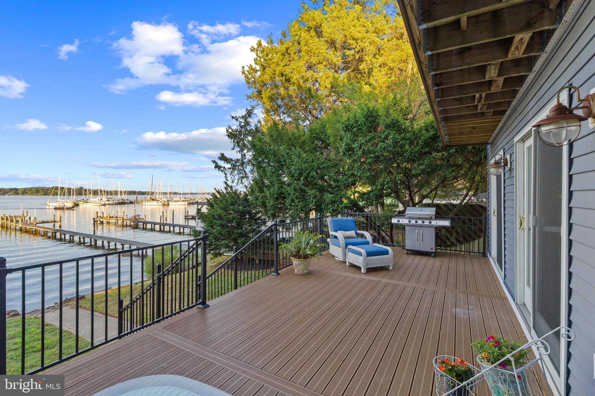 310 Magothy Road Severna Park, MD 21146 - Photo 24 of 38 a view of a balcony with chair and wooden floor