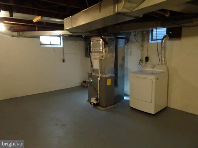 a view of storage and utility room