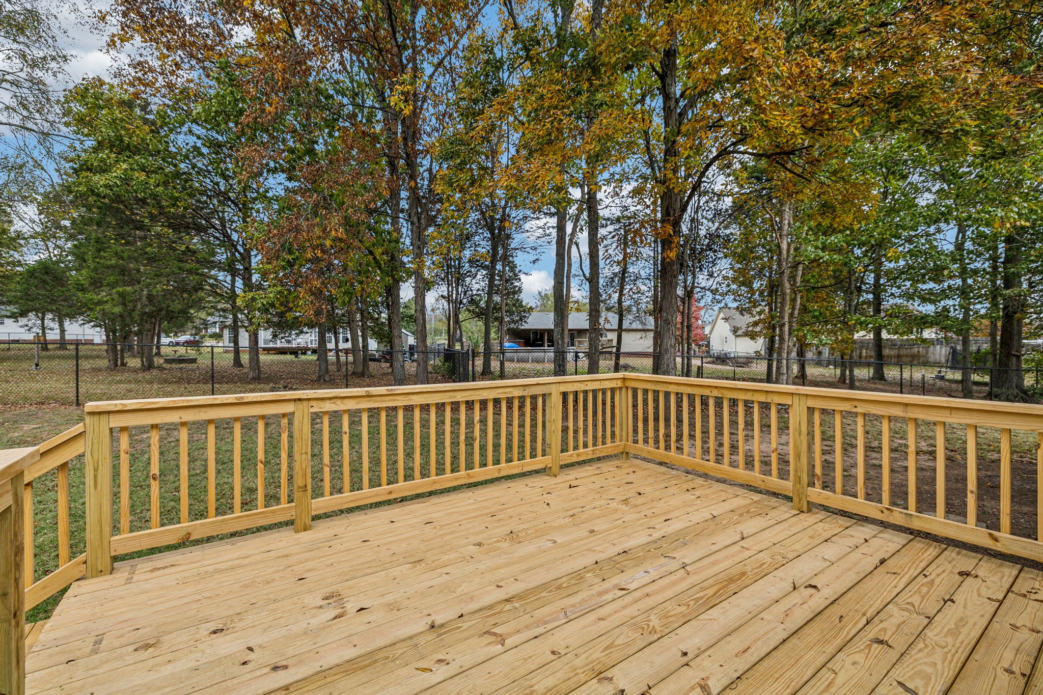 633 Audrey Road Mount Juliet, TN 37122 - Photo 27 of 30 a porch with wooden floor and fence