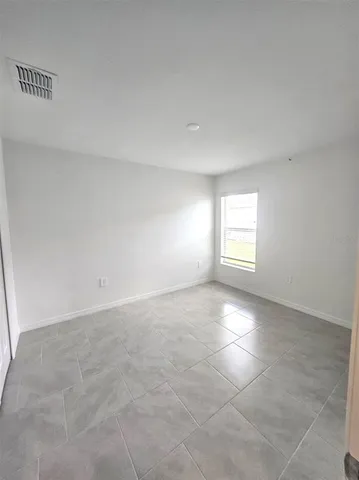 a view of an empty garage