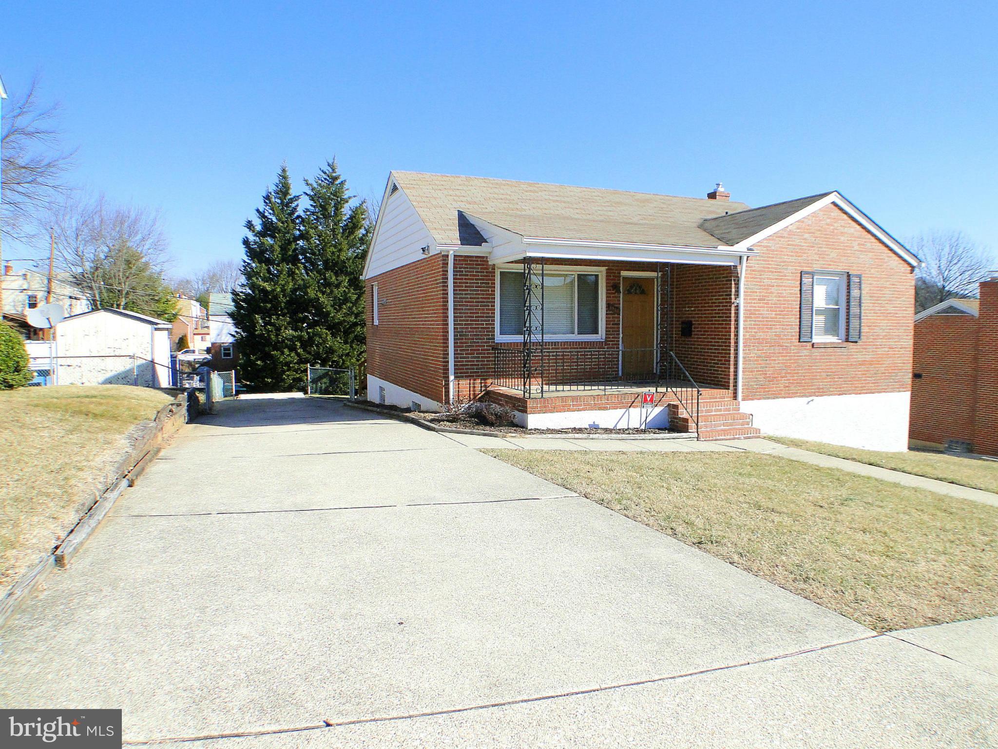Long Extended Concrete Driveway