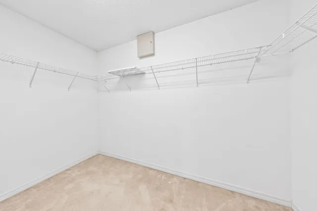 a living room with a large window