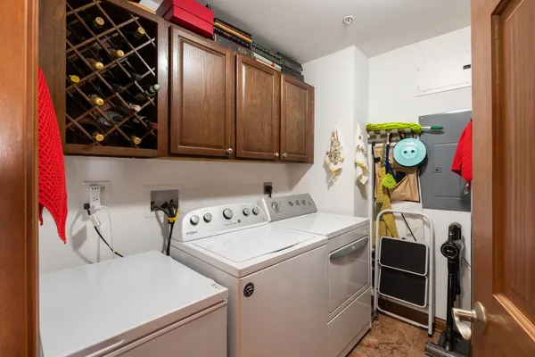 a view of a chairs and table on the terrace