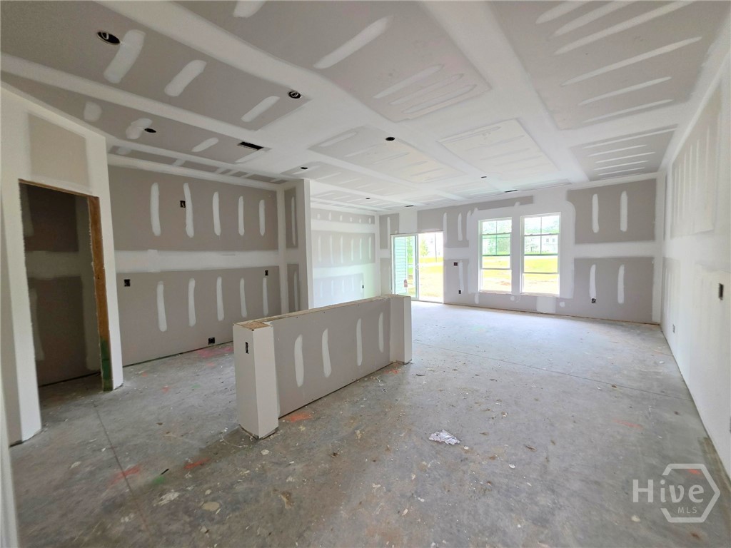 105 Pinebury Road Pooler, GA 31322 - Photo 5 of 13 Kitchen/living room. For illustration only. Unit is similar but this may not be the exact unit. HOME IS UNDER CONSTRUCTION.