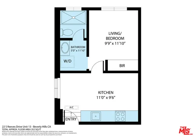 $2,200 | 212 South Reeves Drive, Unit 13, Beverly Hills, CA 90212