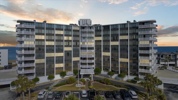 a view of a building with a lot of windows