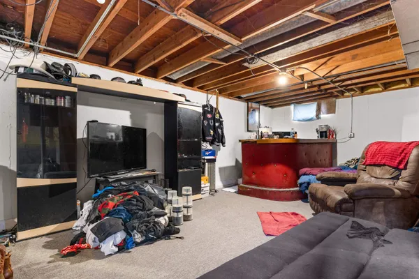 a view of storage and utility room