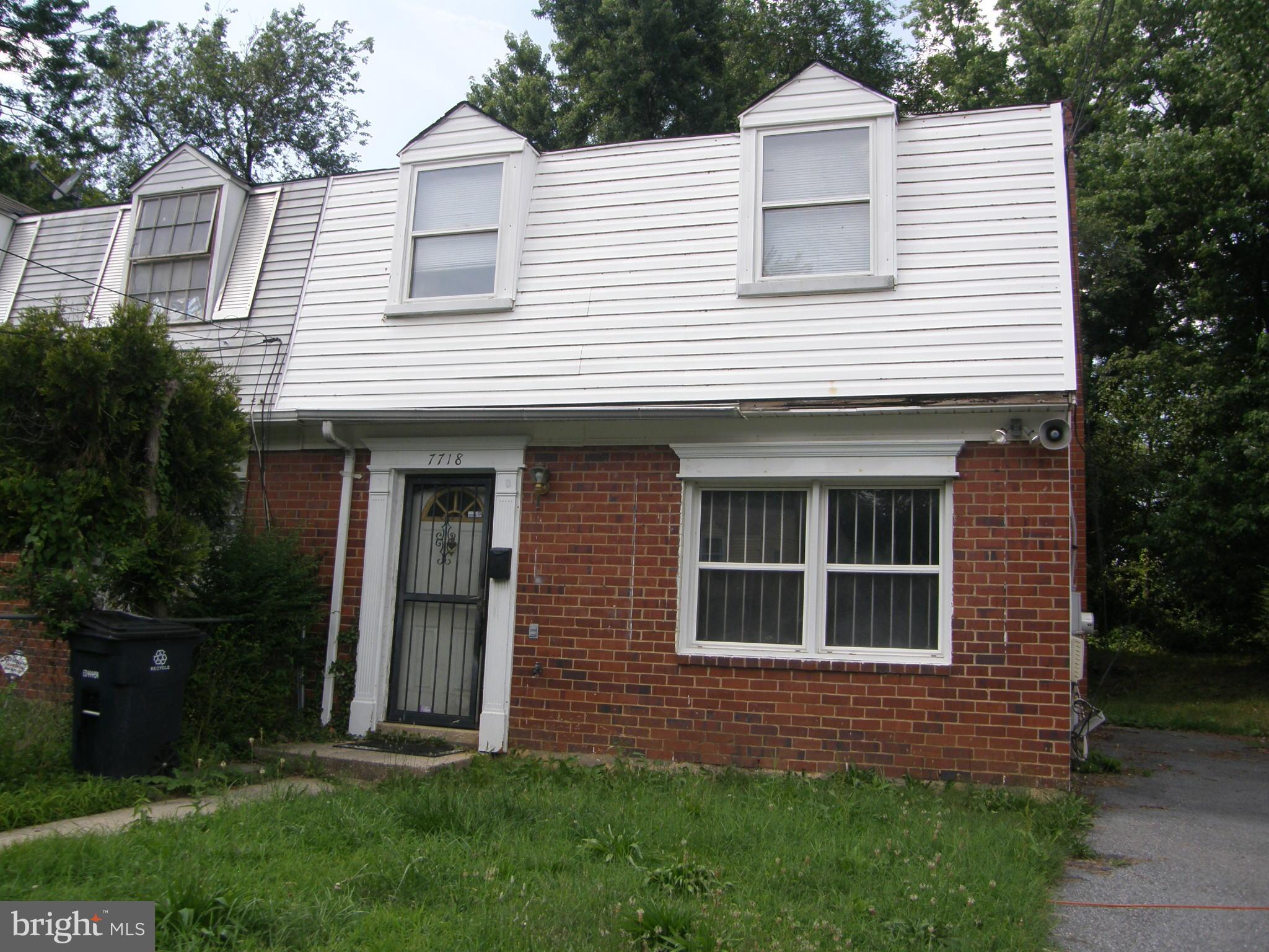 7718 Burnside Road Landover, MD 20785 - Photo 1 of 13 Exterior (Front)