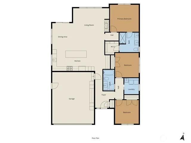 a picture of floor plan