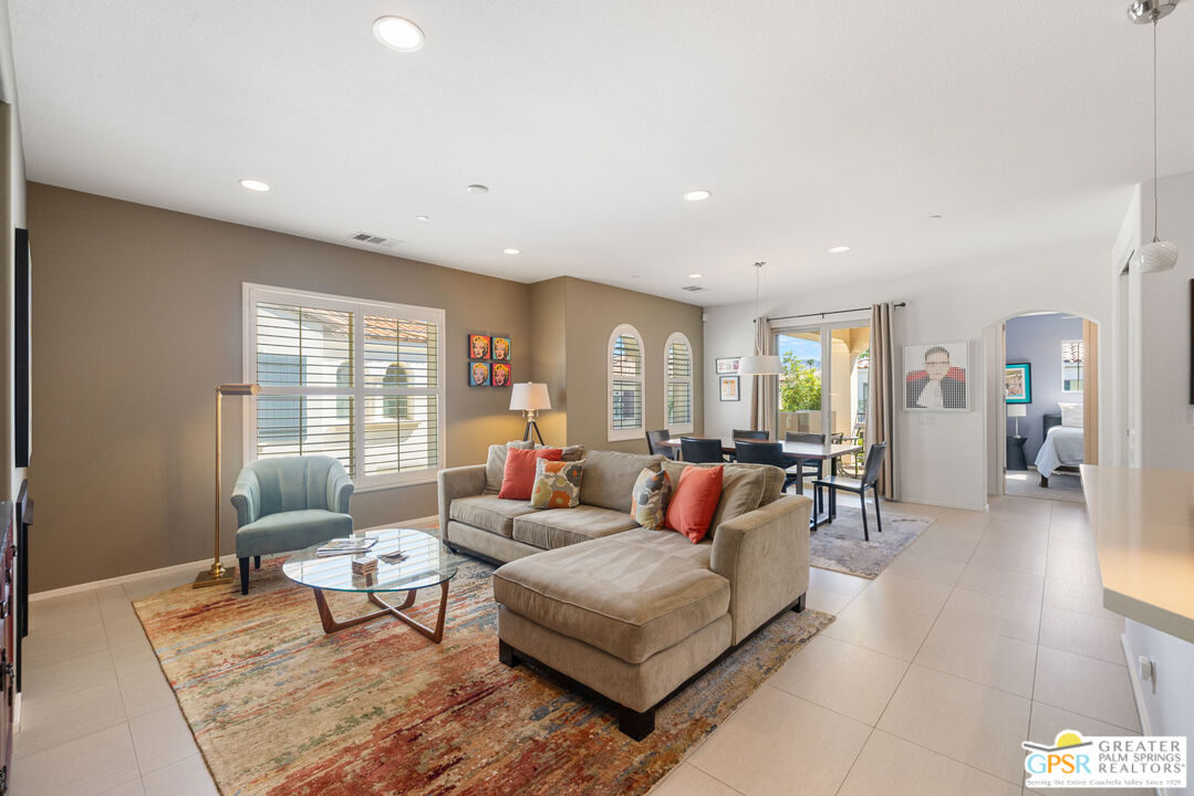 491 Terra Vita Palm Springs, CA 92262 - Photo 10 of 25 a living room with furniture and wooden floor