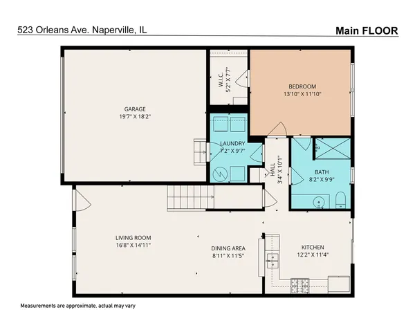 $400,000 | 523 Orleans Avenue, Naperville, IL 60565