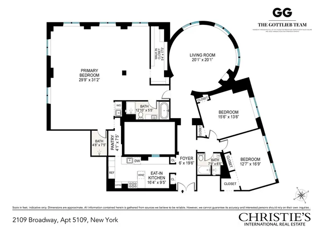 $3,495,000 | 2109 Broadway, Unit 5109 | Upper West Side