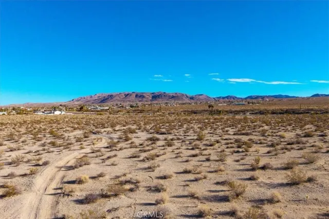 a view of an lake and a mountain