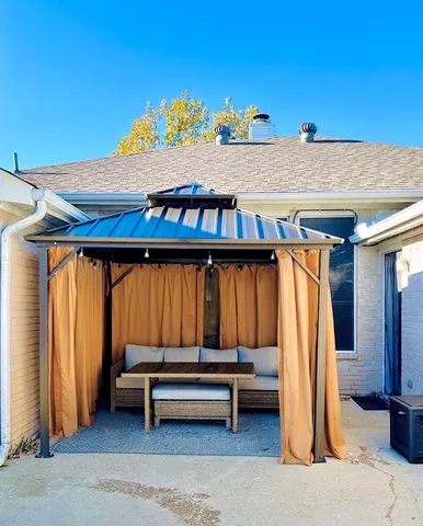 a view of outdoor space and deck