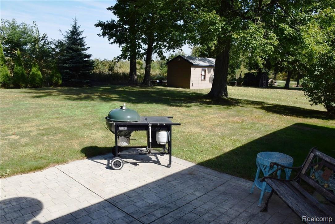 29679 Hickey Road New Baltimore, MI 48051 - Photo 11 of 33 11 patio view toward neighbor.JPG