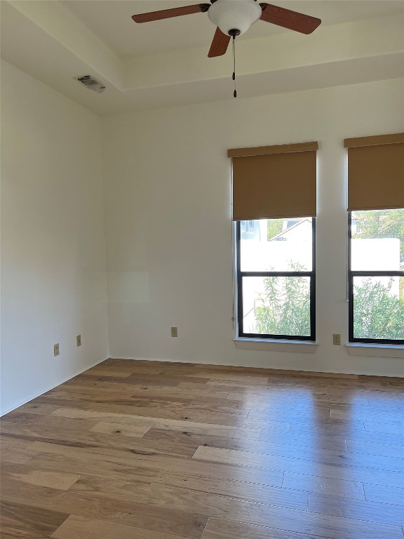 Undisclosed Address Austin, TX 78734 - Photo 9 of 21 a view of an empty room with wooden floor and a window