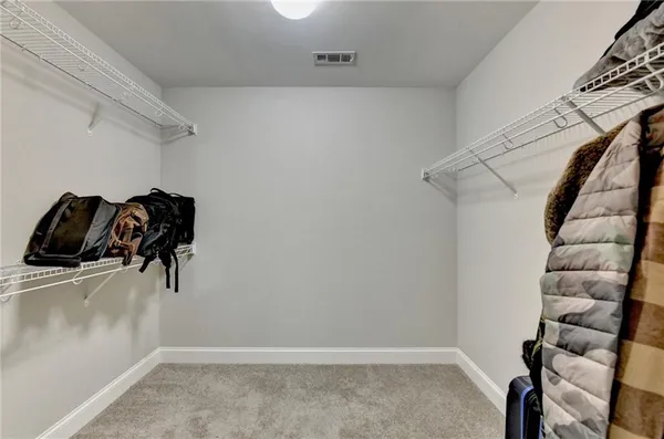 a view of entryway and workspace