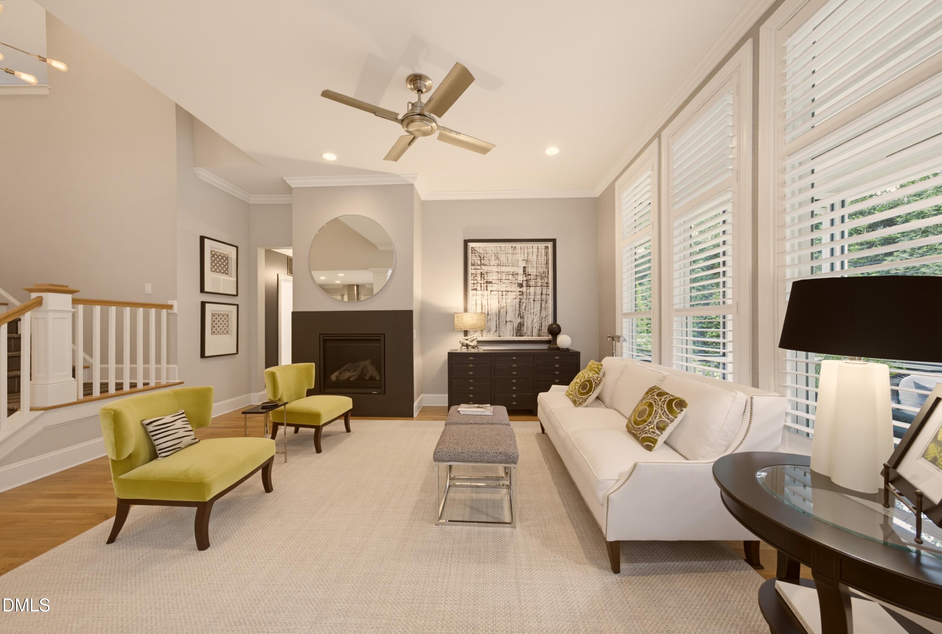 11821 Friendship Oak Trail Raleigh, NC 27613 - Photo 18 of 49 Great room with fireplace