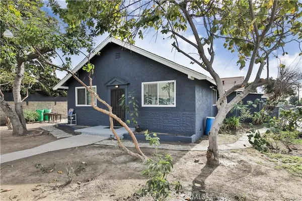 a house that has a tree in it