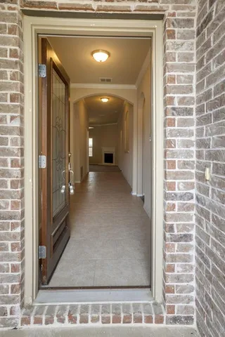 a view of a hallway with a hallway