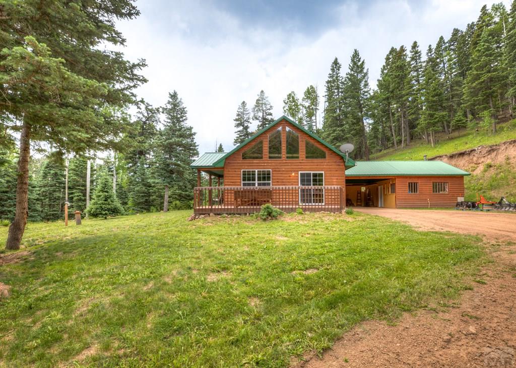 331 Westcliffe Drive Rye, CO 81069 - Photo 9 of 48 a front view of a house with a yard