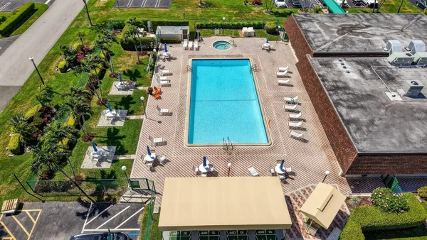 a outdoor view with a sitting space