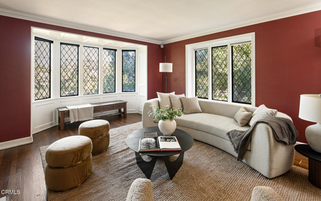 1146 Shenandoah Road San Marino, CA 91108 - Photo 20 of 38 a living room with furniture and a large window