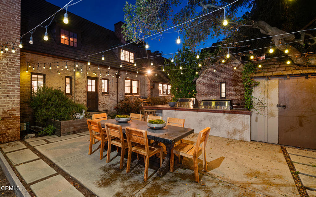 1146 Shenandoah Road San Marino, CA 91108 - Photo 31 of 38 a view of a dinning table and chairs in the patio
