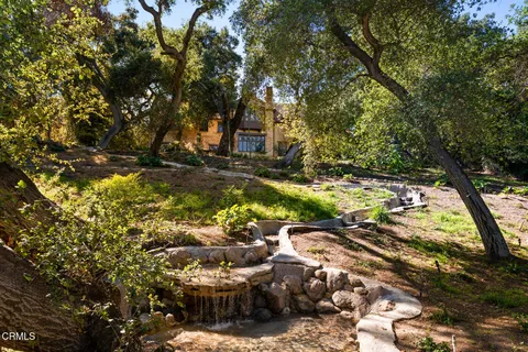 a backyard of a house